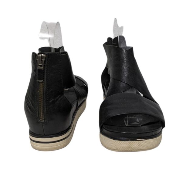 EILEEN FISHER Sport Platform Leather Sandals 7.5 - Picture 3 of 10